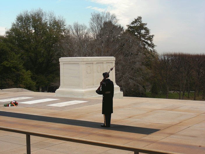 DSCN3152.gif - Arlington National Cemetery - Tomb of the Unknown Soldier (Nov '08)
